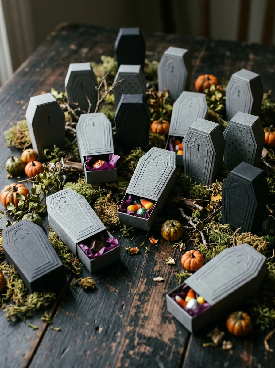 Mini haunted house village Halloween advent calendar