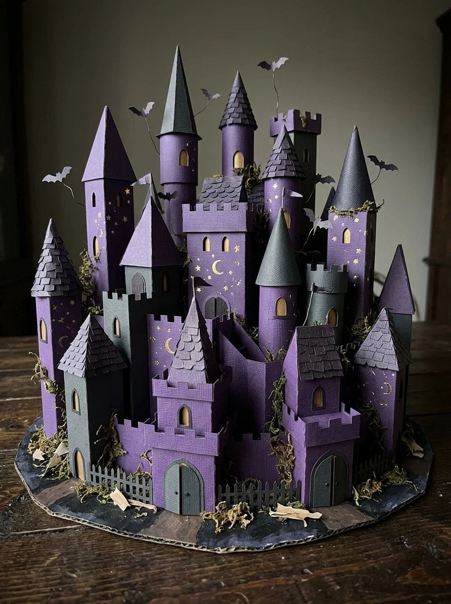 Mini haunted house village Halloween advent calendar