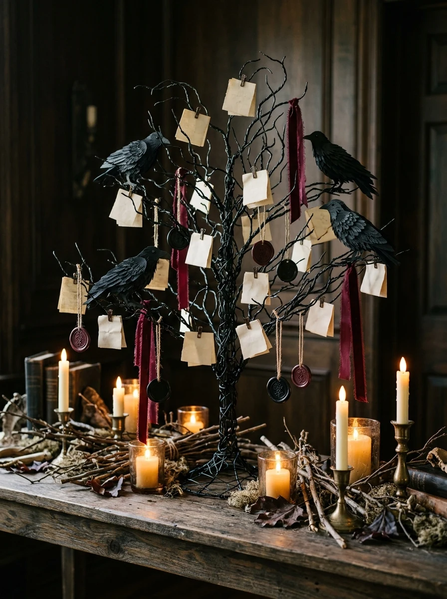 Mini haunted house village Halloween advent calendar