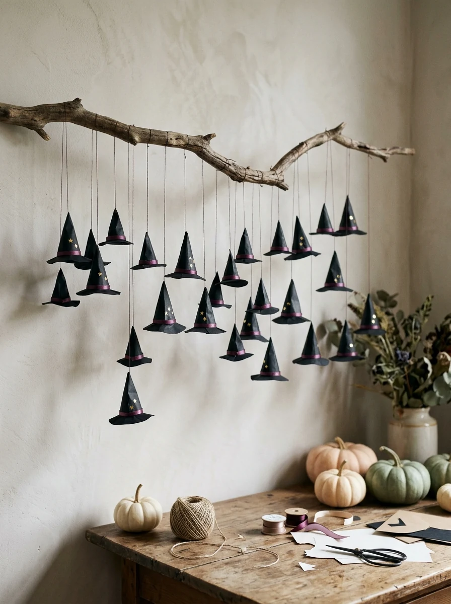 Mini haunted house village Halloween advent calendar
