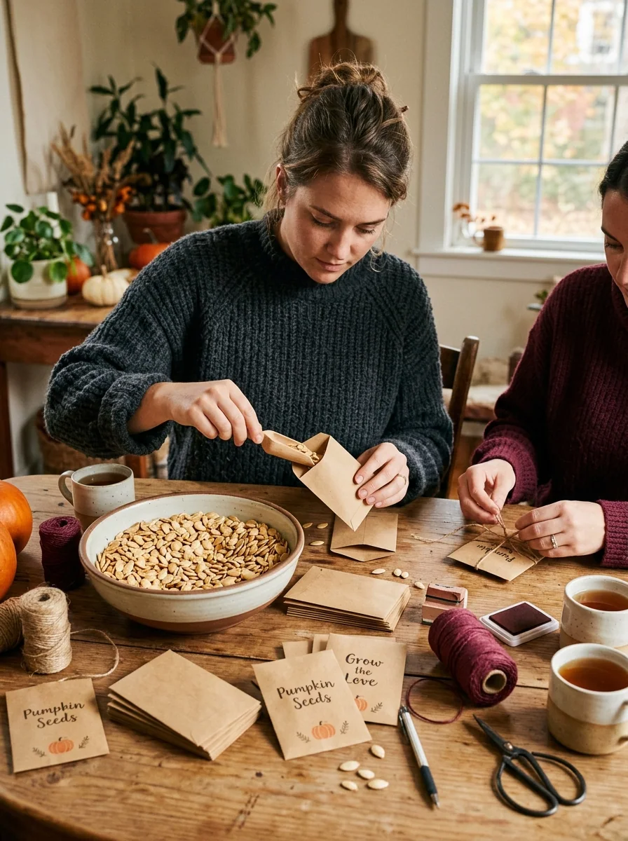 Pumpkin Seed Packet Favors