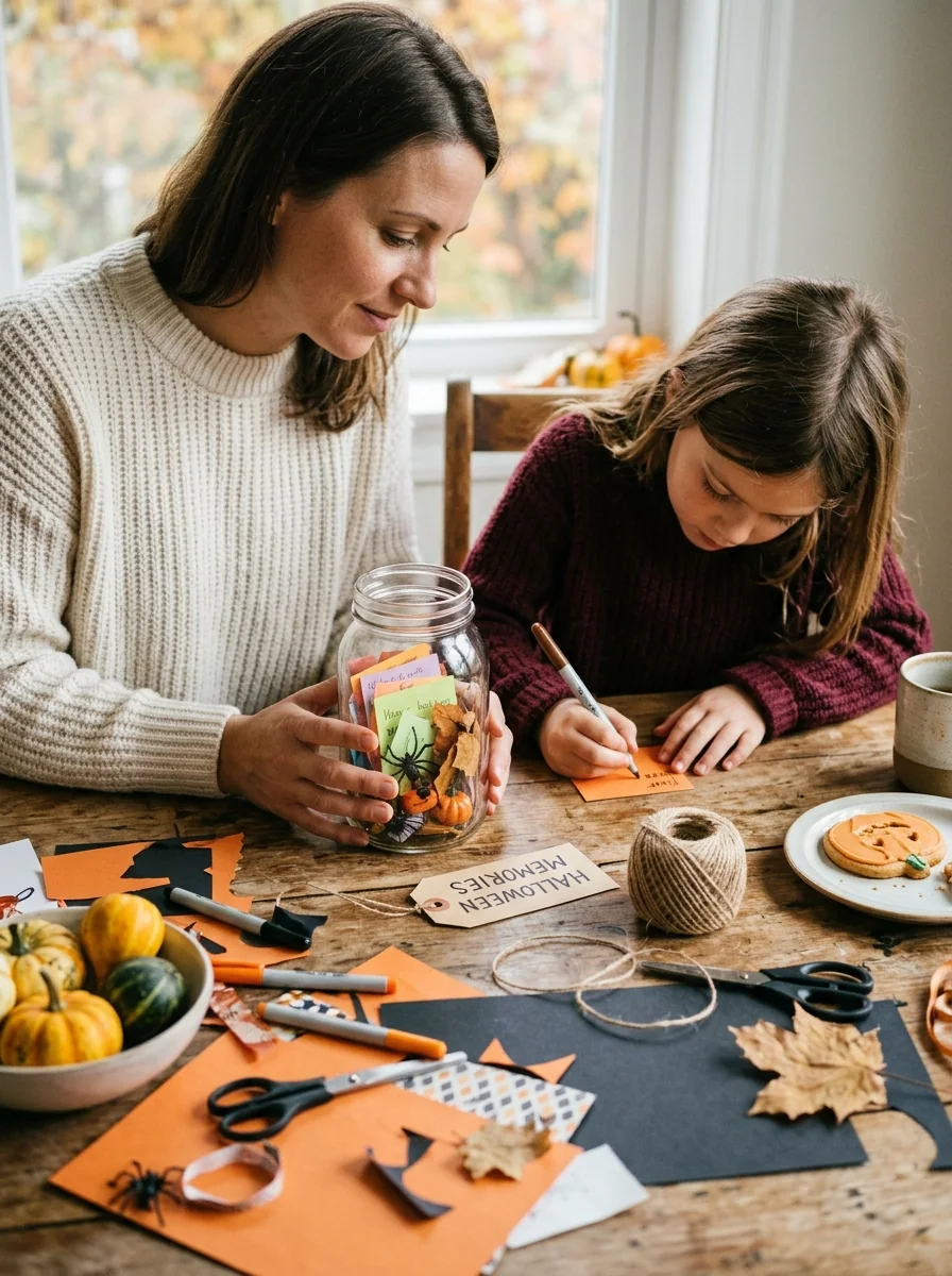 Halloween Memory Jar