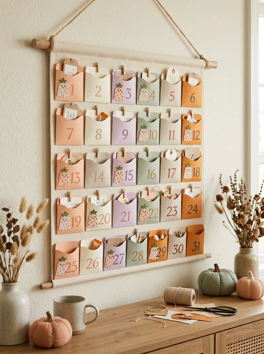 Strawberry Ghost Envelopes