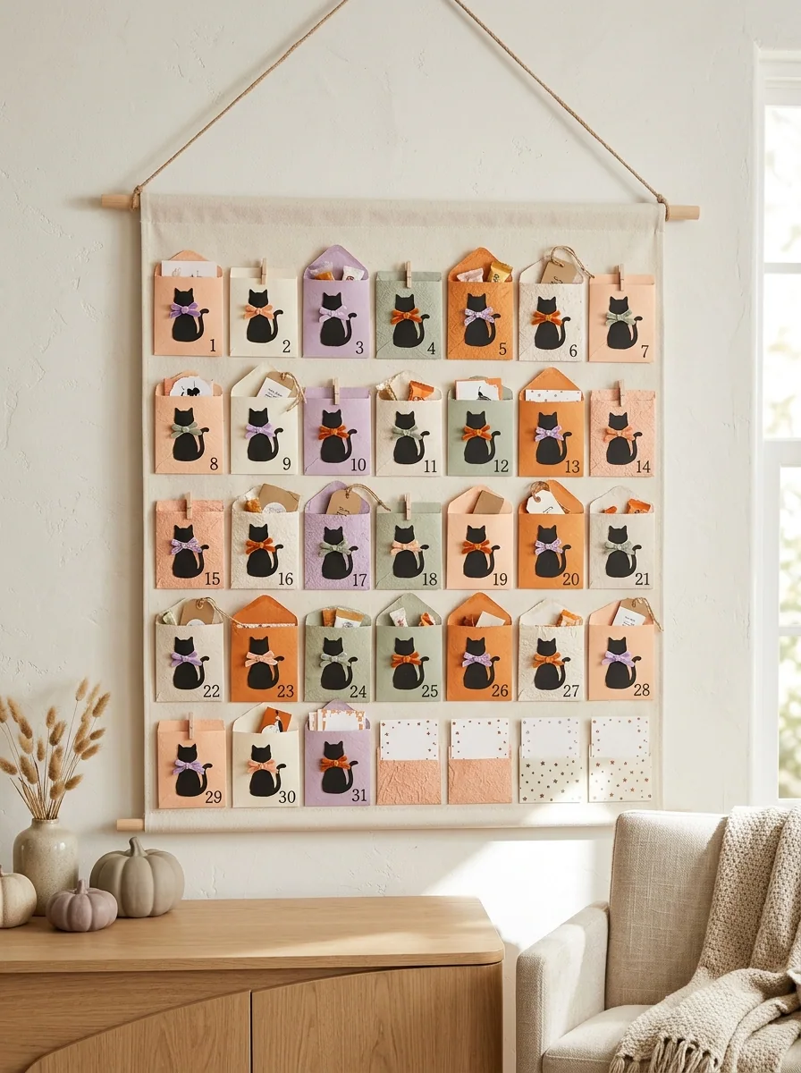 Bow-Tied Black Cat Cards