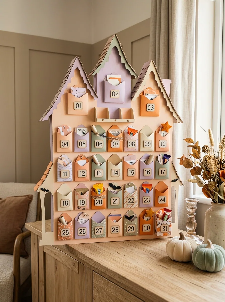 Pastel Haunted House Mail Slots