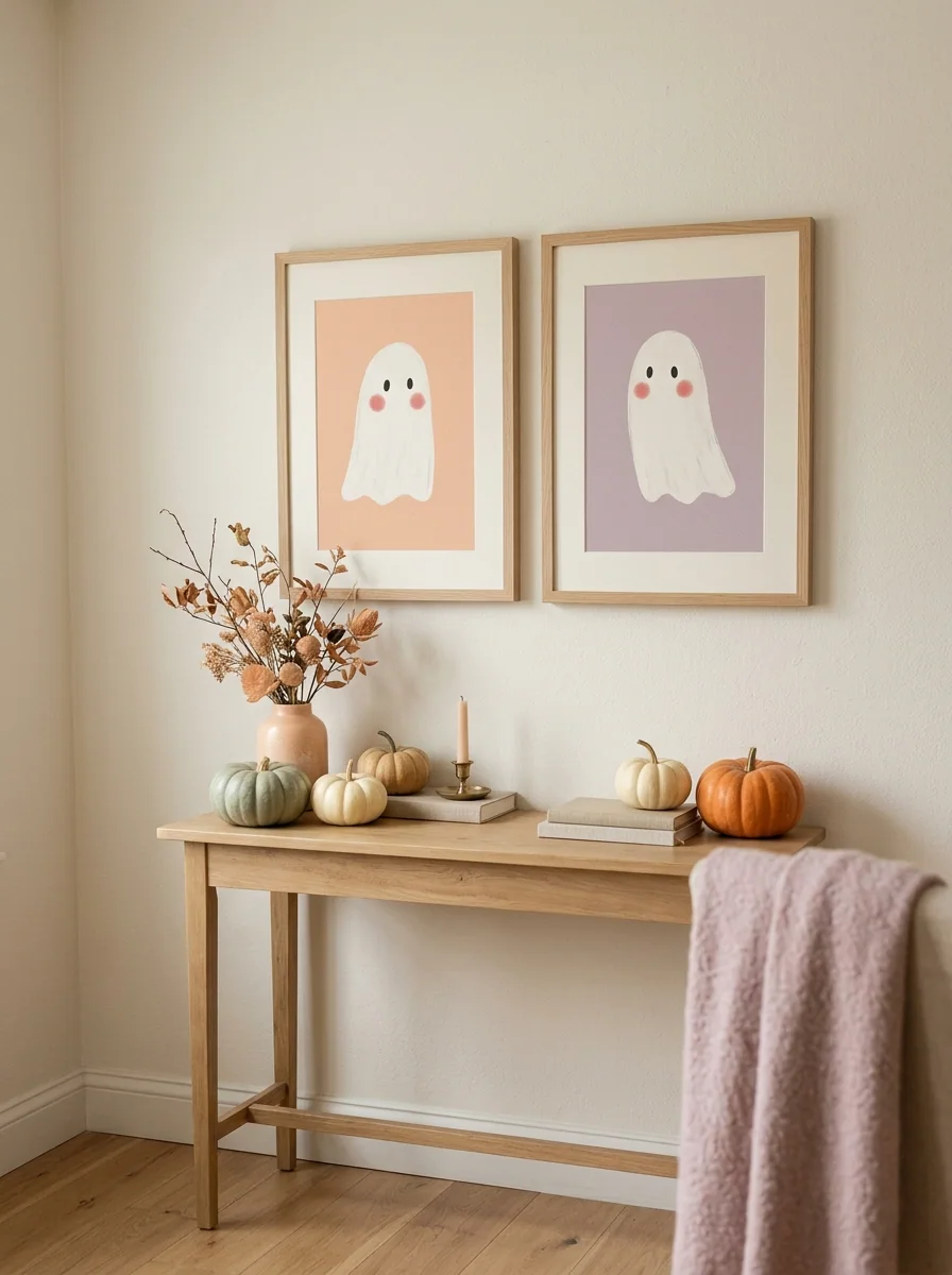 Pink-Cheeked Ghost Wall Prints