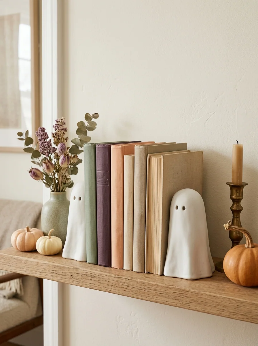 Ghost-Shaped Bookends