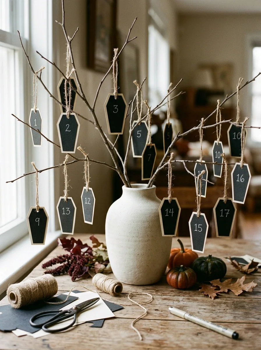 DIY Coffin Gift Tags