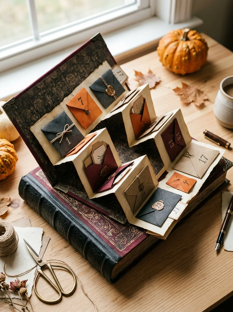 Book-Shaped Cardboard Calendar