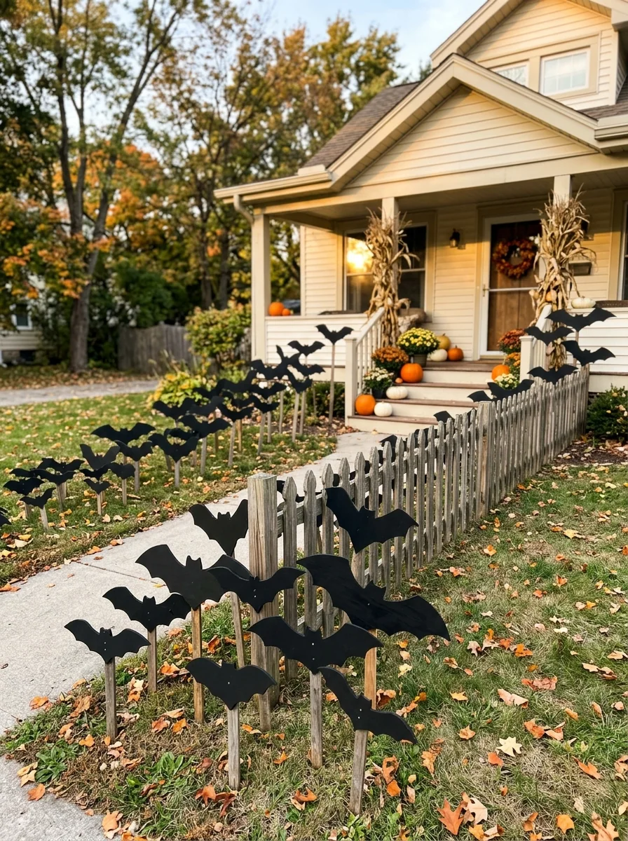 DIY Bat Fence Stakes