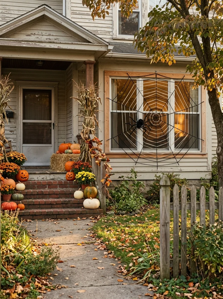 Rope-Free Window Spiderweb
