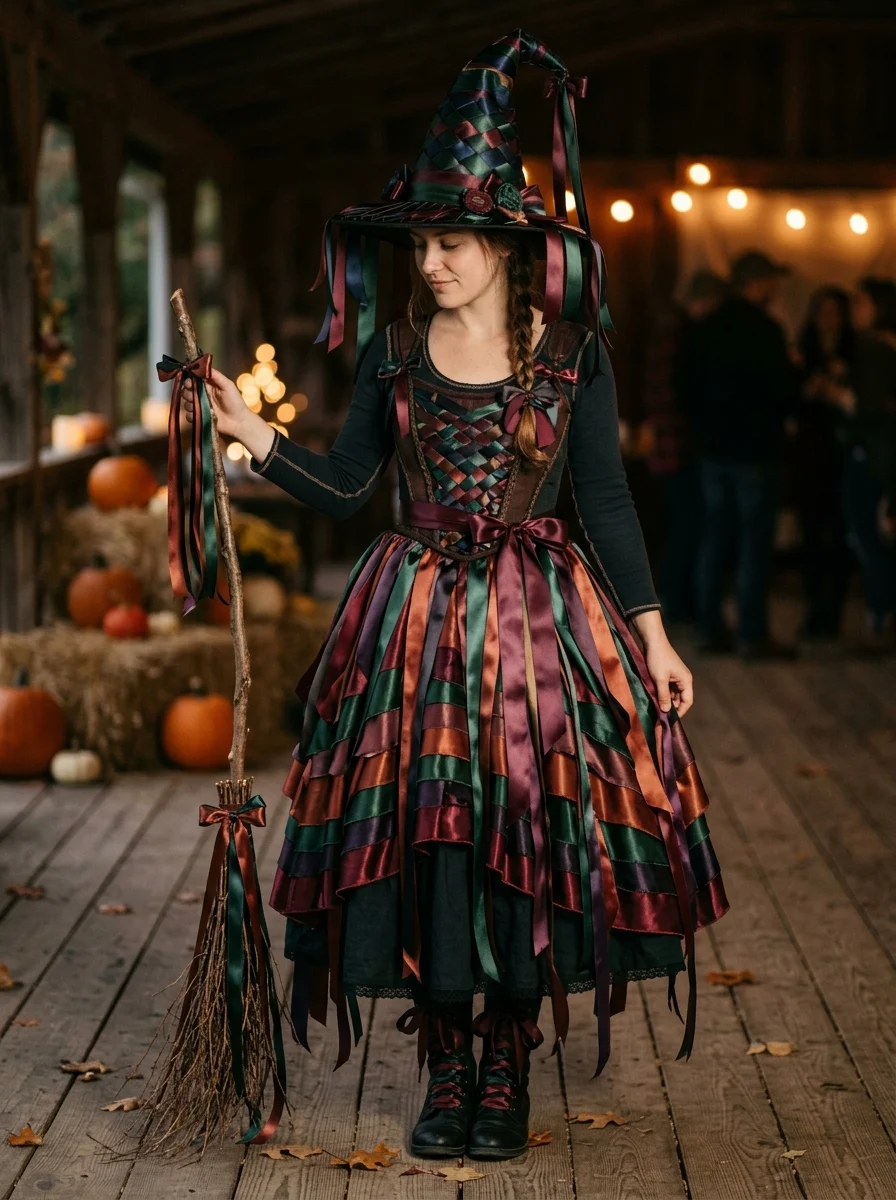 Cozy Scarecrow Girl