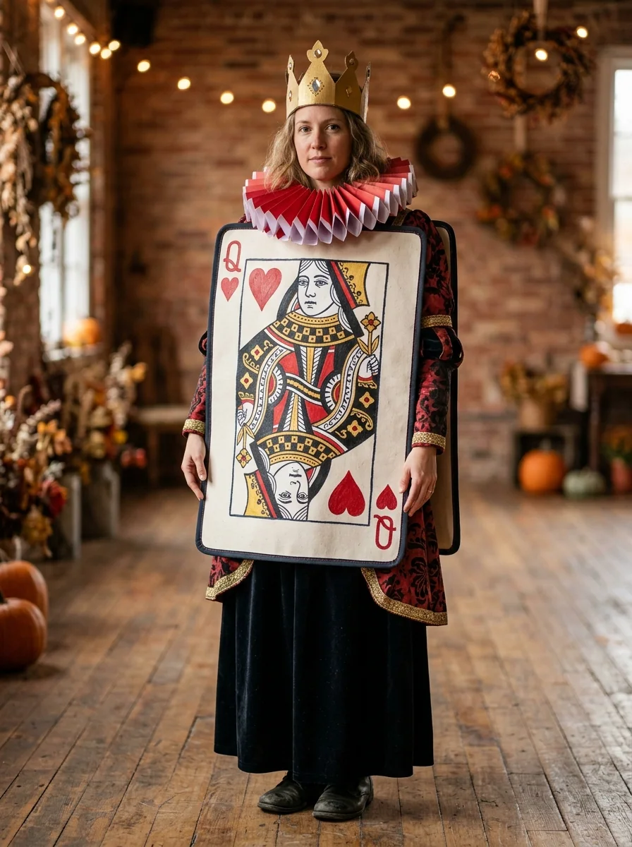 Painted Playing Card