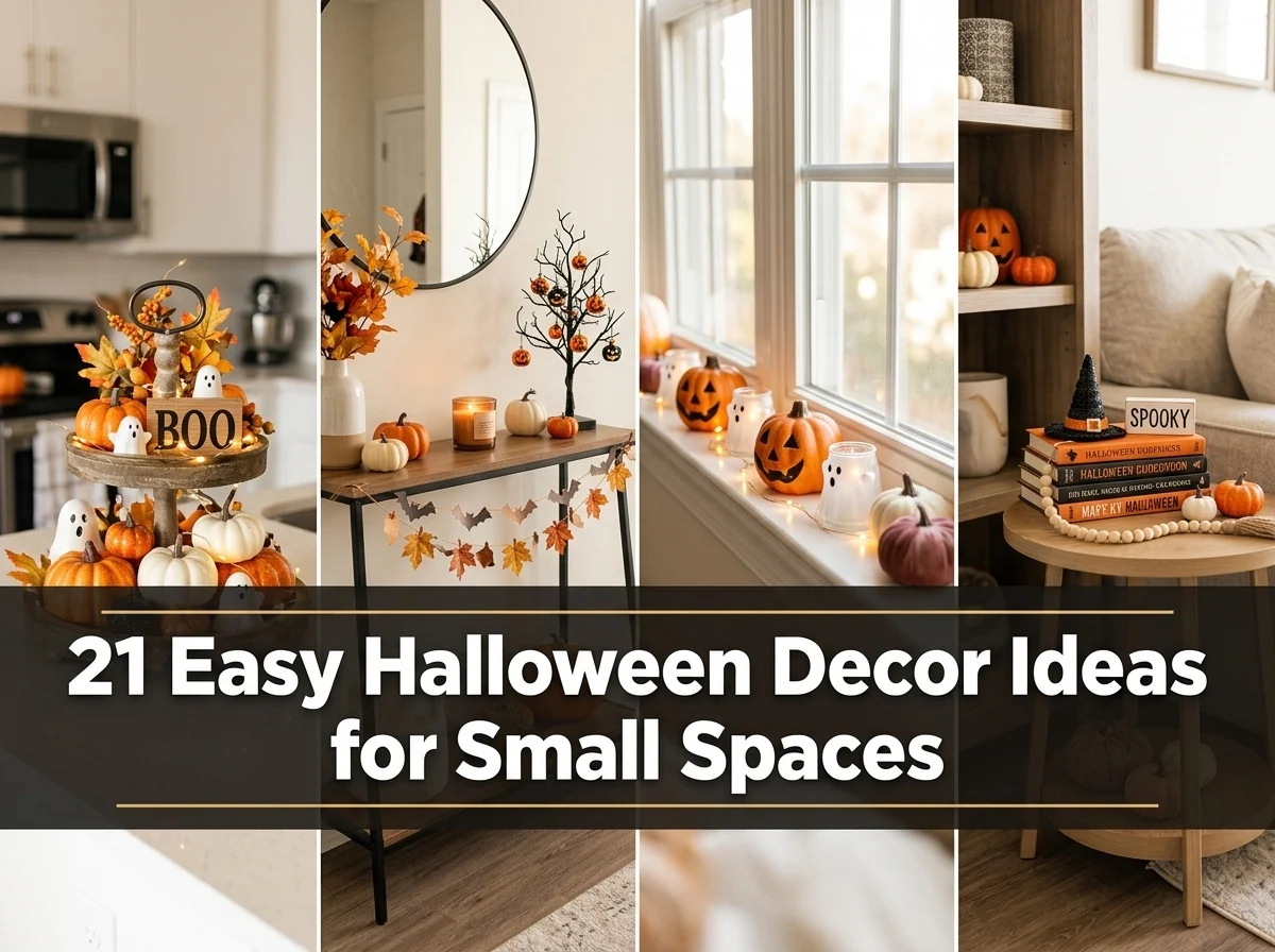 21 Easy Halloween Decor Ideas for Small Spaces