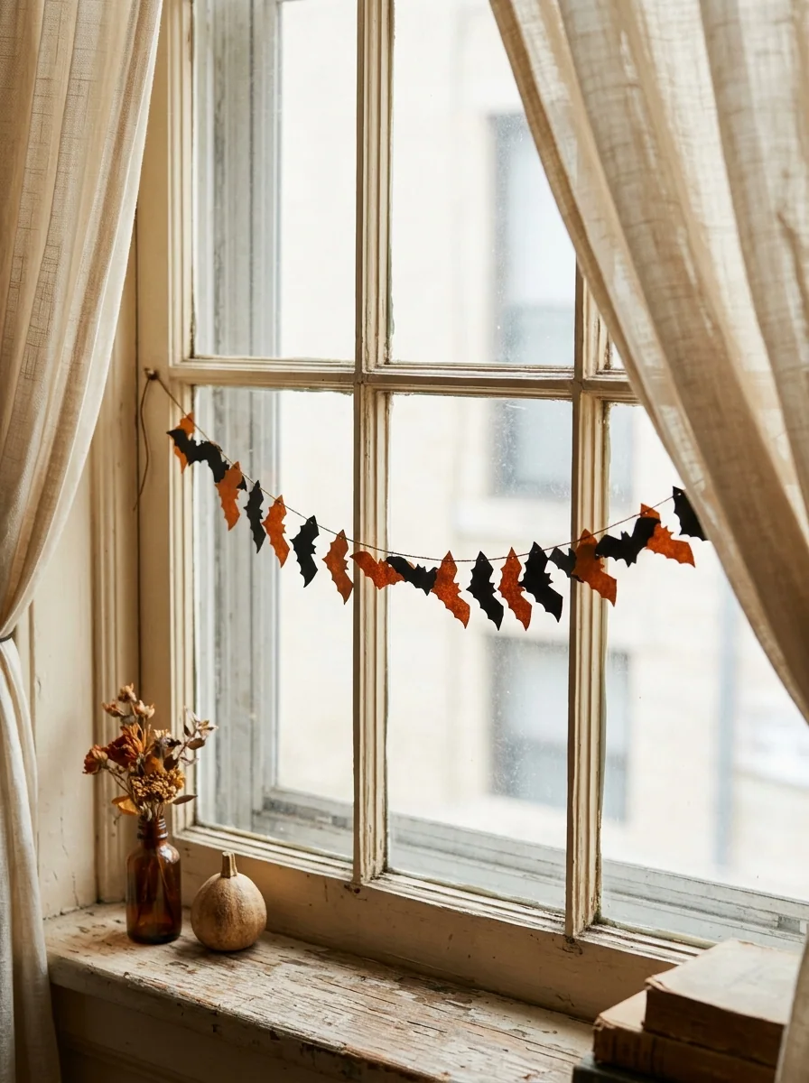 Pumpkin Swap on a Bookshelf