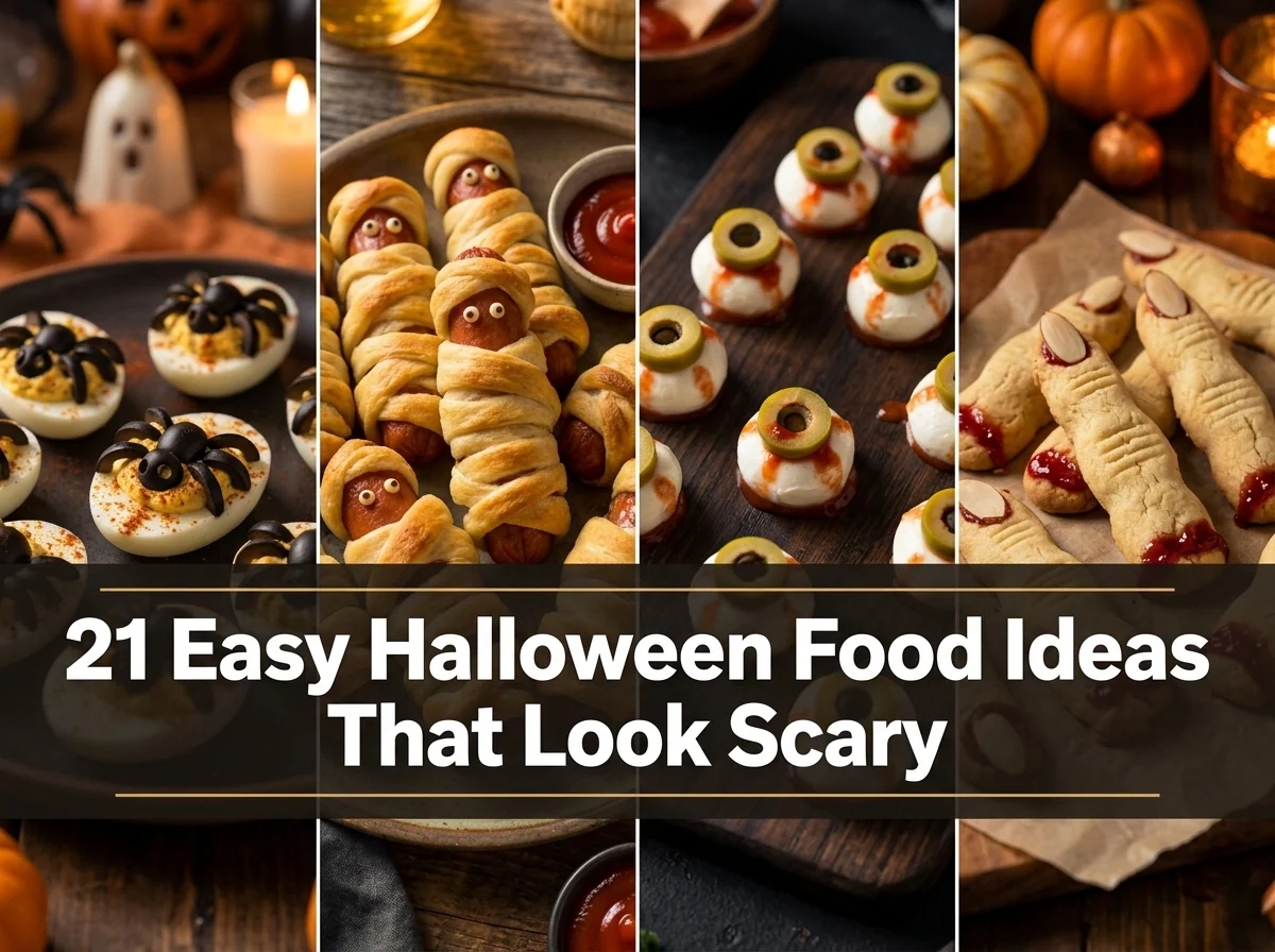 21 Easy Halloween Food Ideas That Look Scary
