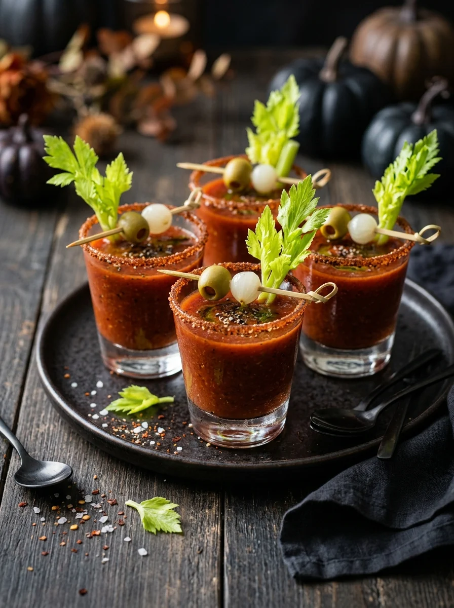 Vampire Bite Strawberry Cups