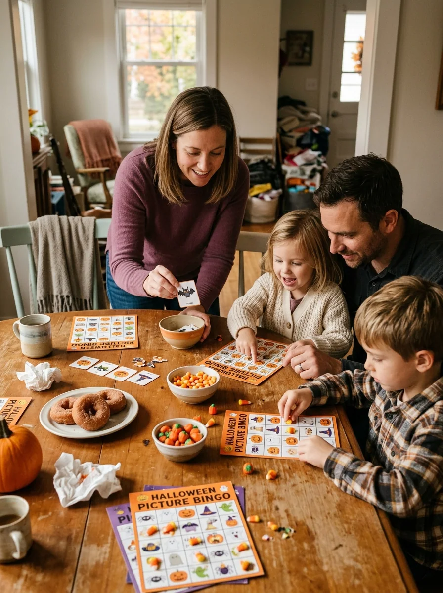Play Halloween Picture Bingo
