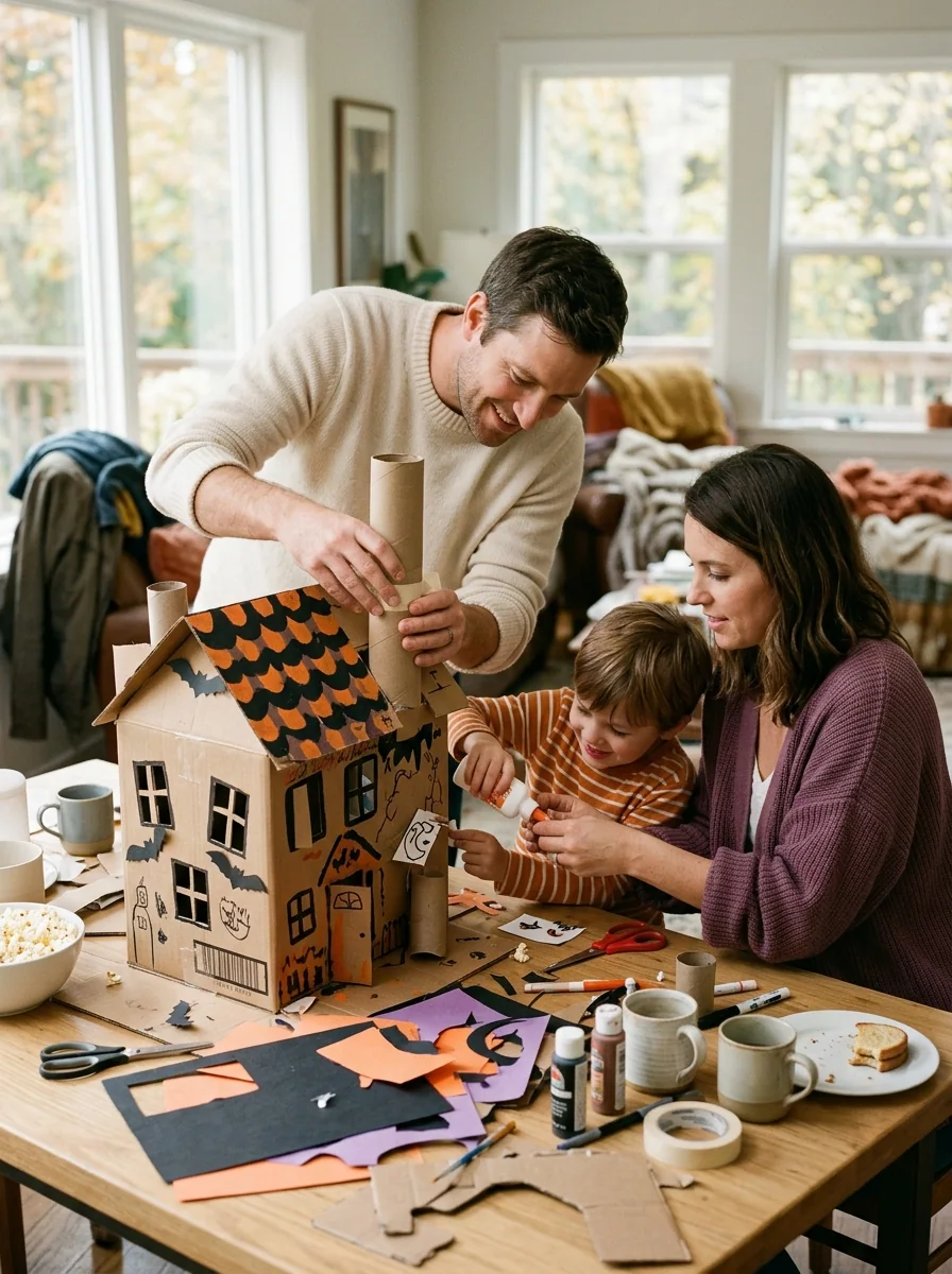 Build a Cardboard Haunted House