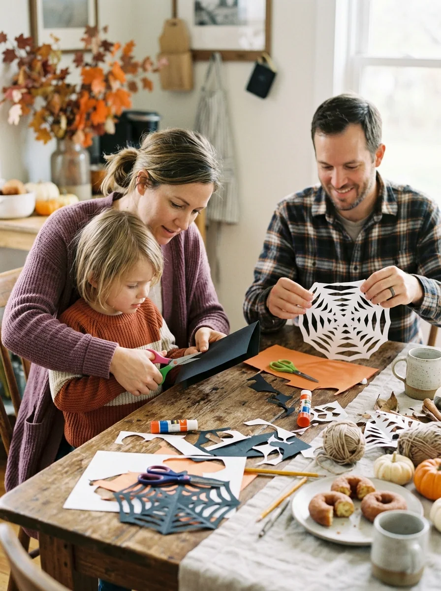 Craft a Paper Spiderweb