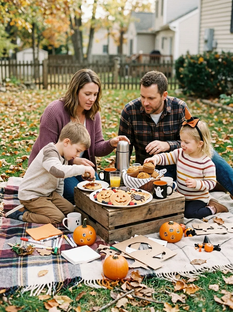 Have a Halloween Breakfast Picnic