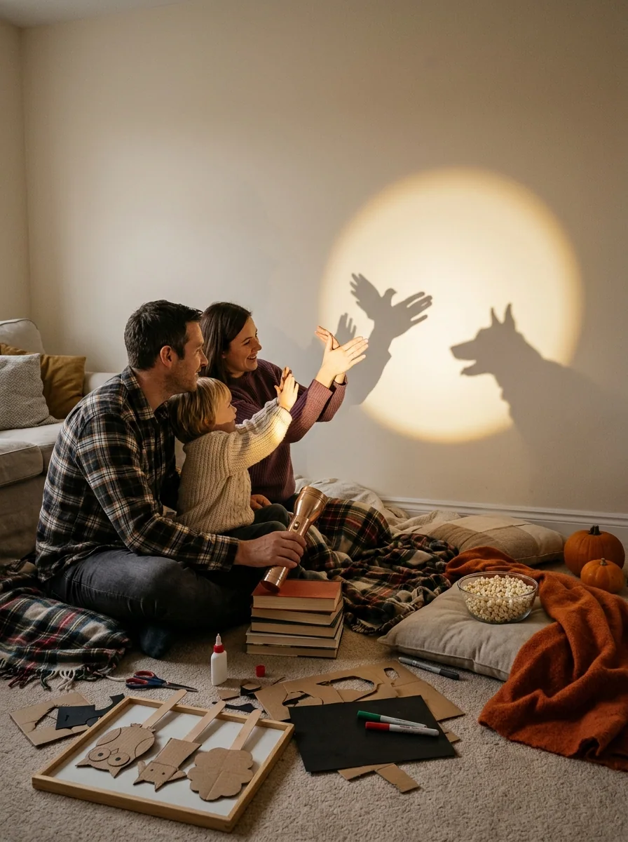 Try a Flashlight Shadow Game