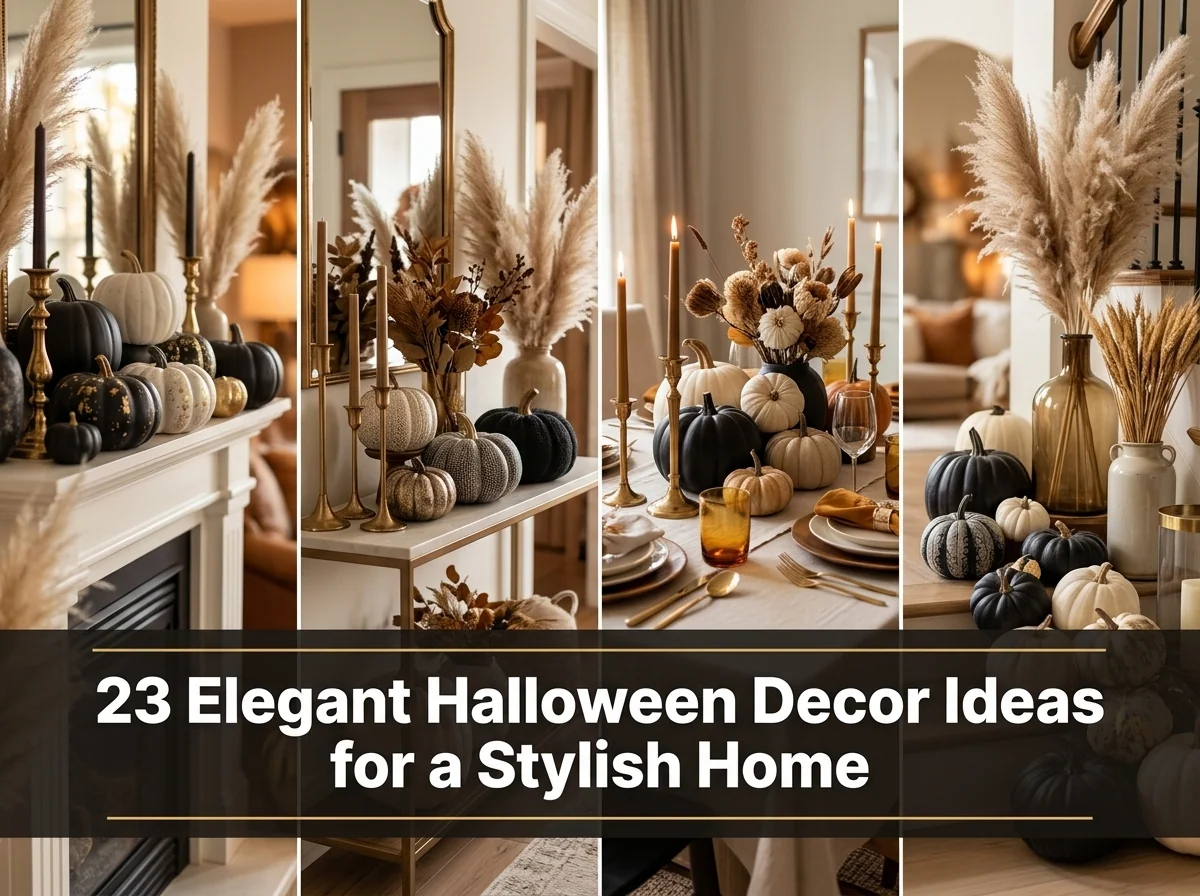 23 Elegant Halloween Decor Ideas for a Stylish Home