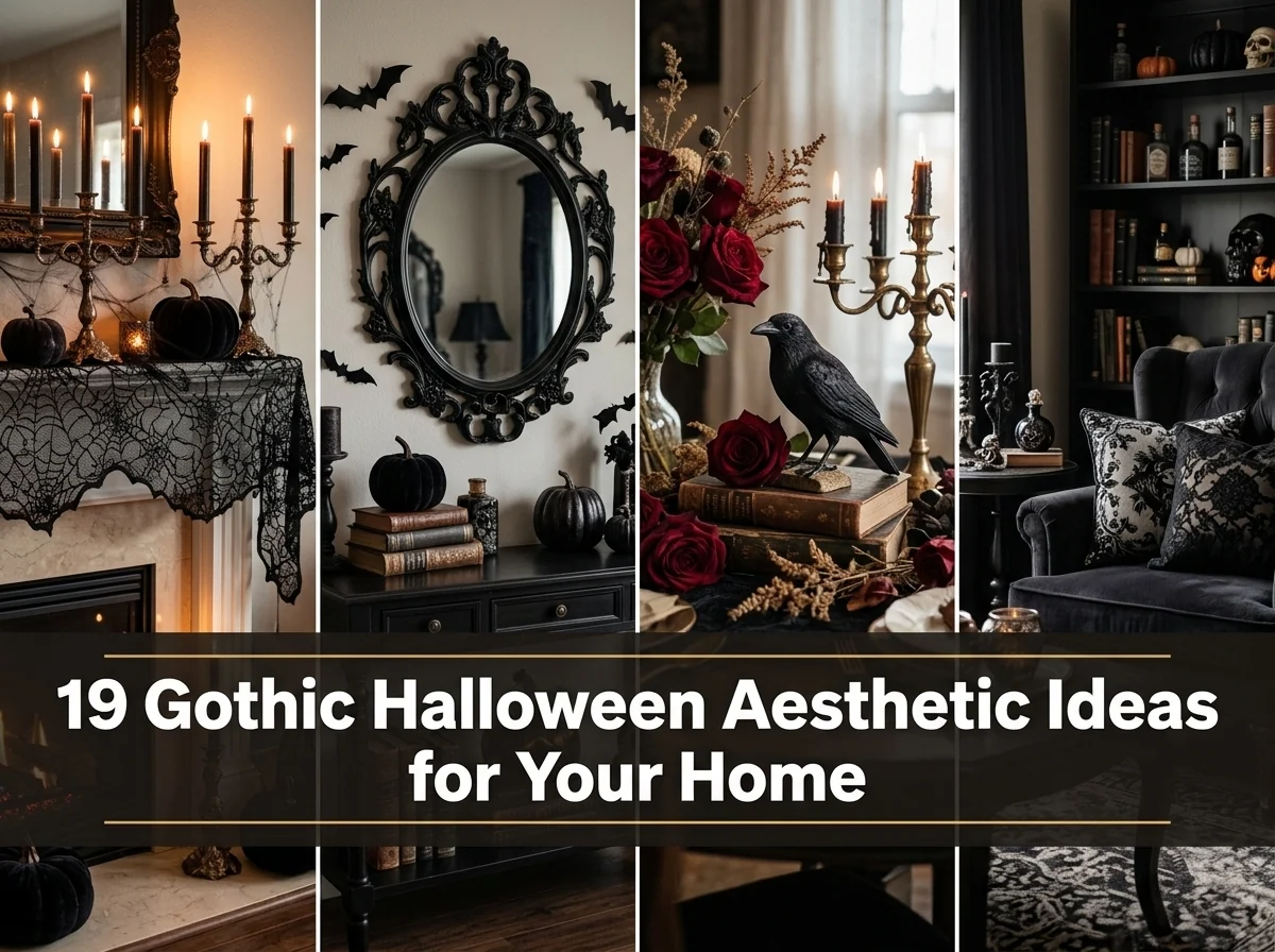 19 Gothic Halloween Aesthetic Ideas for Your Home