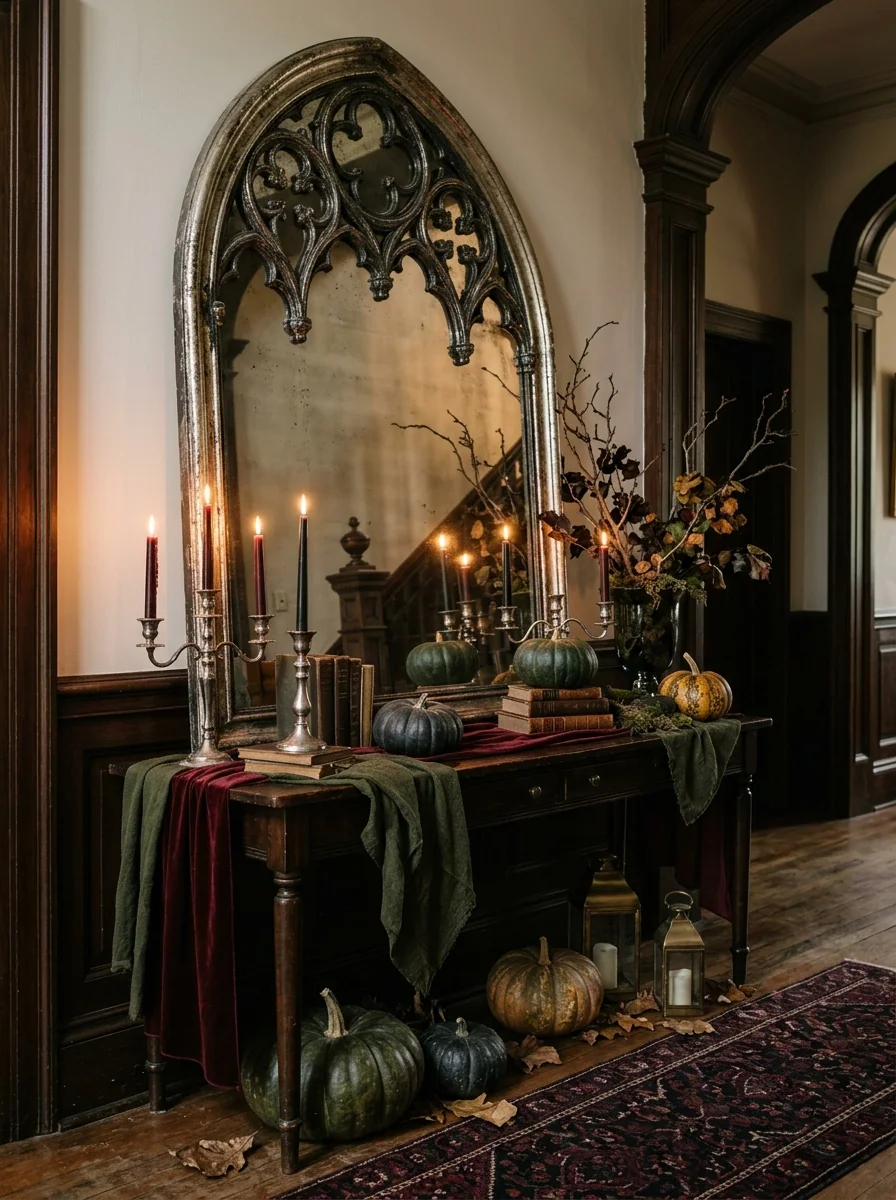 Ornate Gothic Mirror
