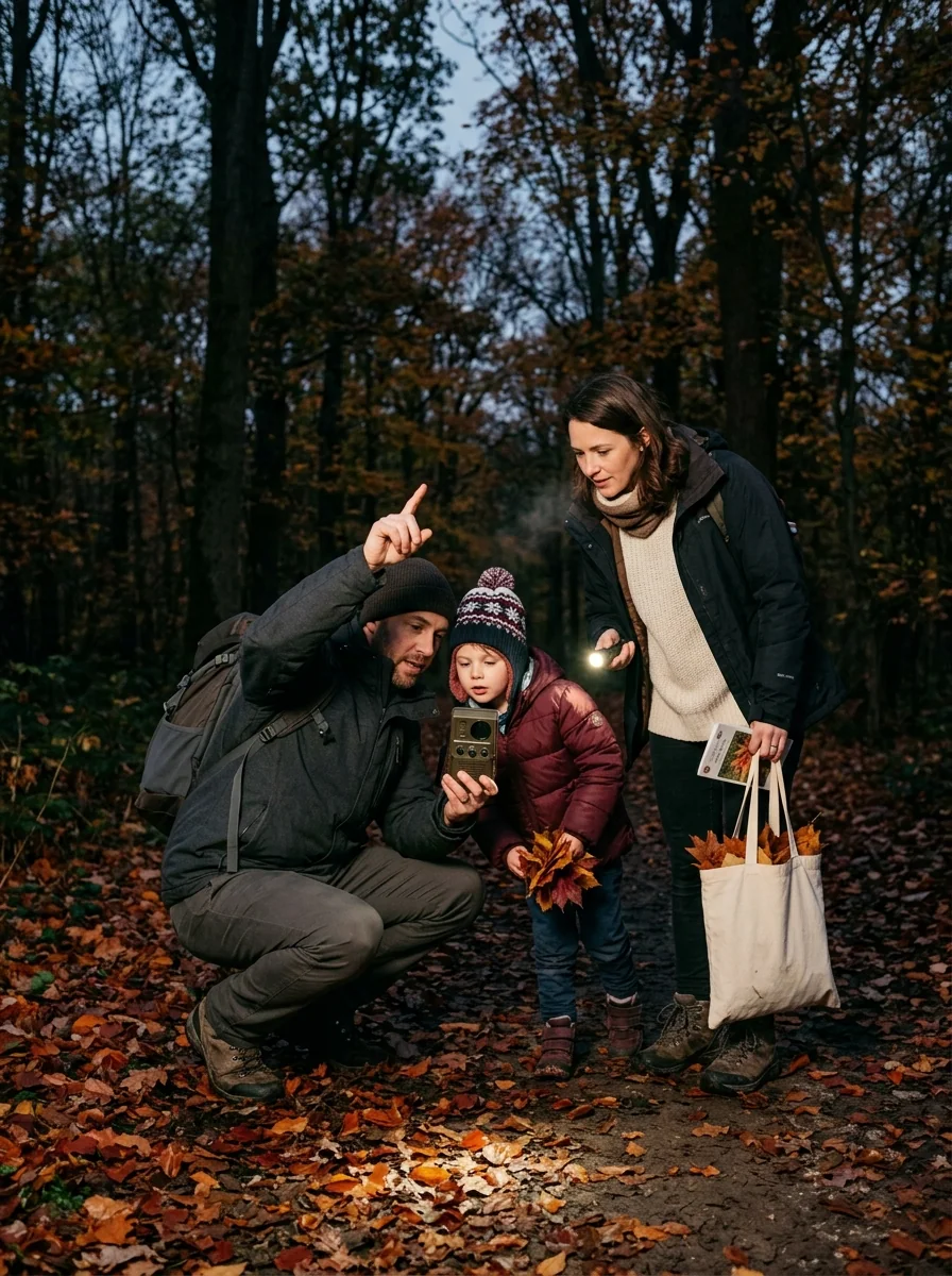Autumn Leaf and Bat Walk