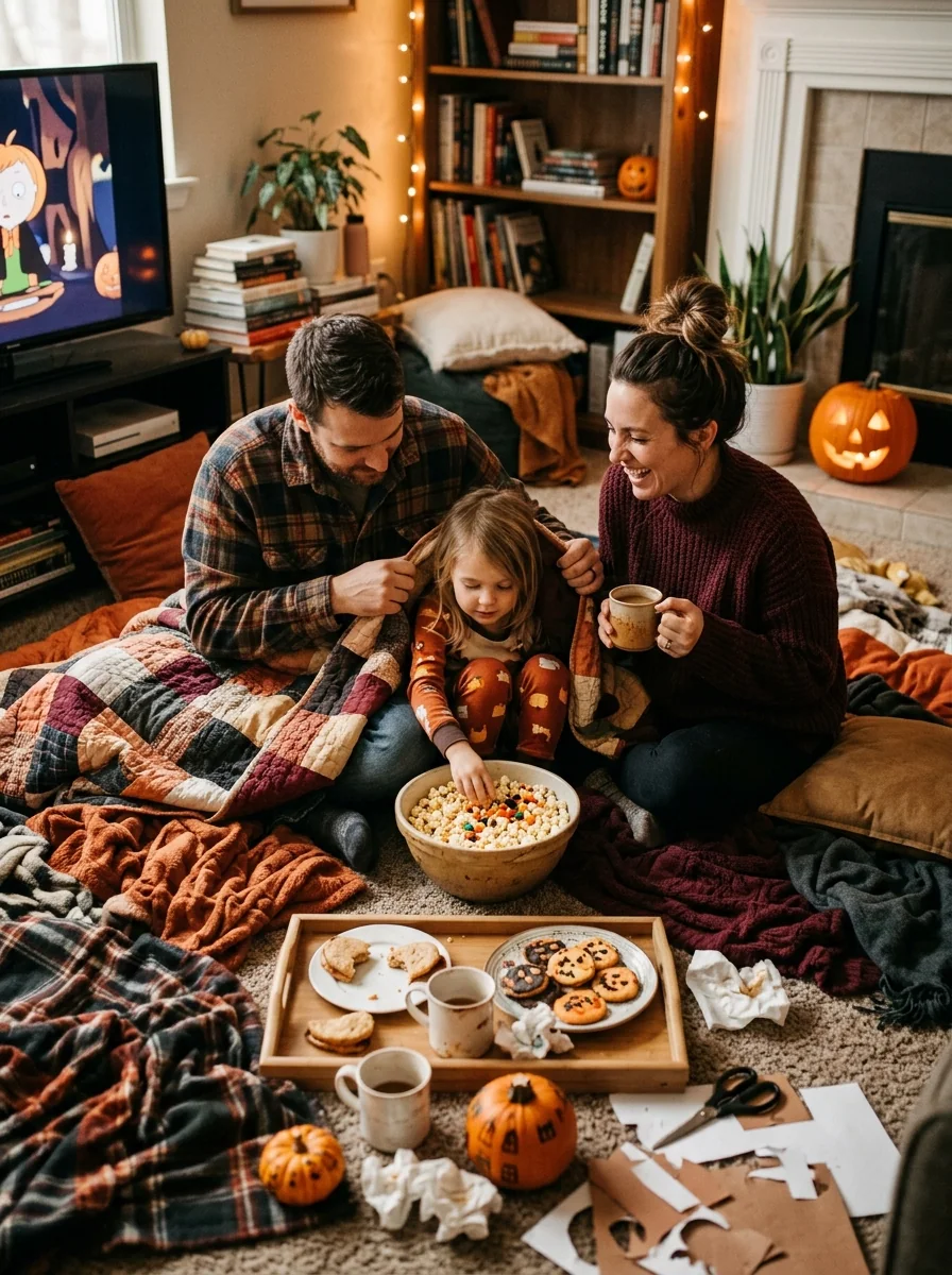Halloween Movie and Blanket Night