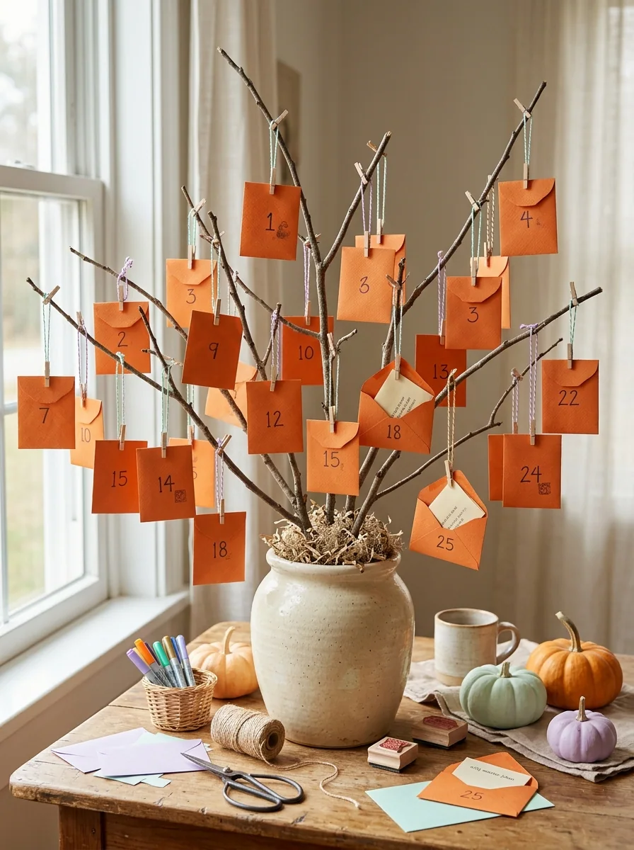 Candy-Free Joke Envelope Tree