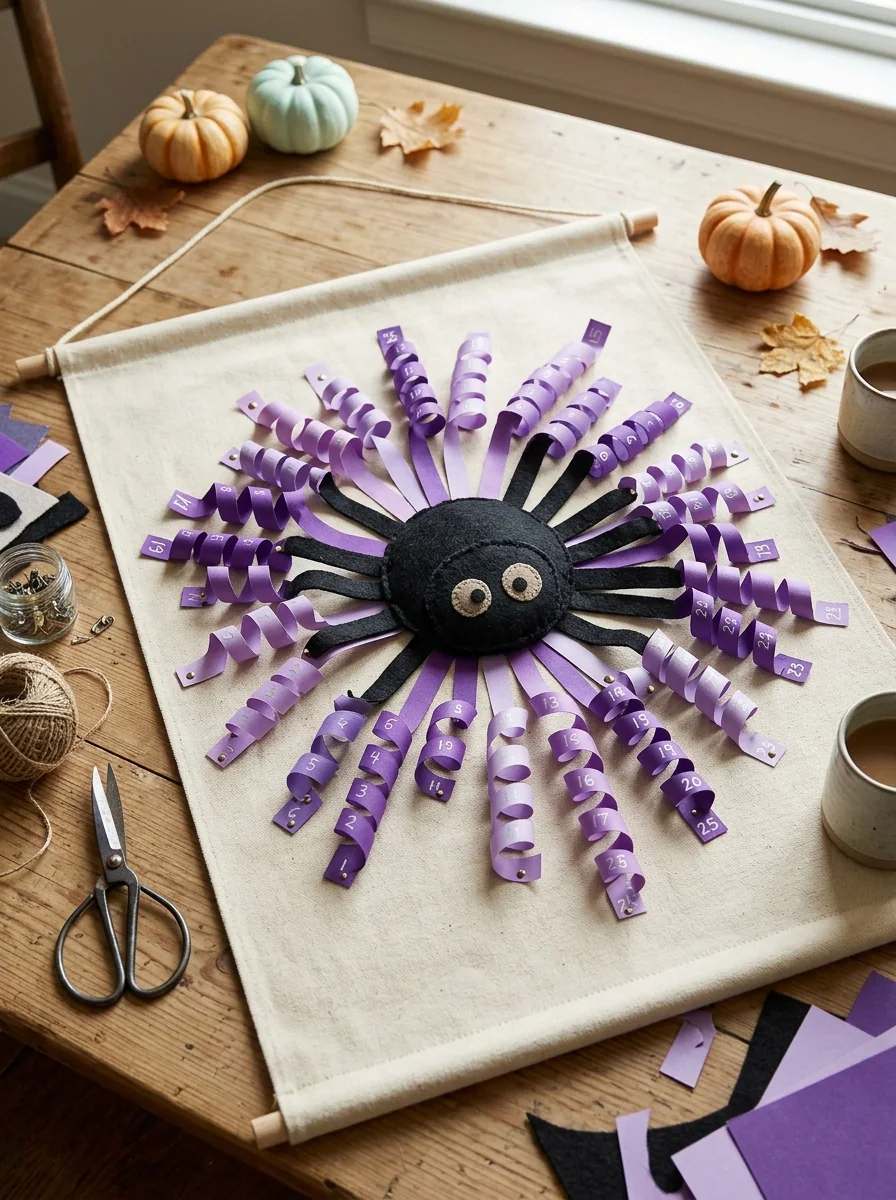 Paper Spider Leg Countdown