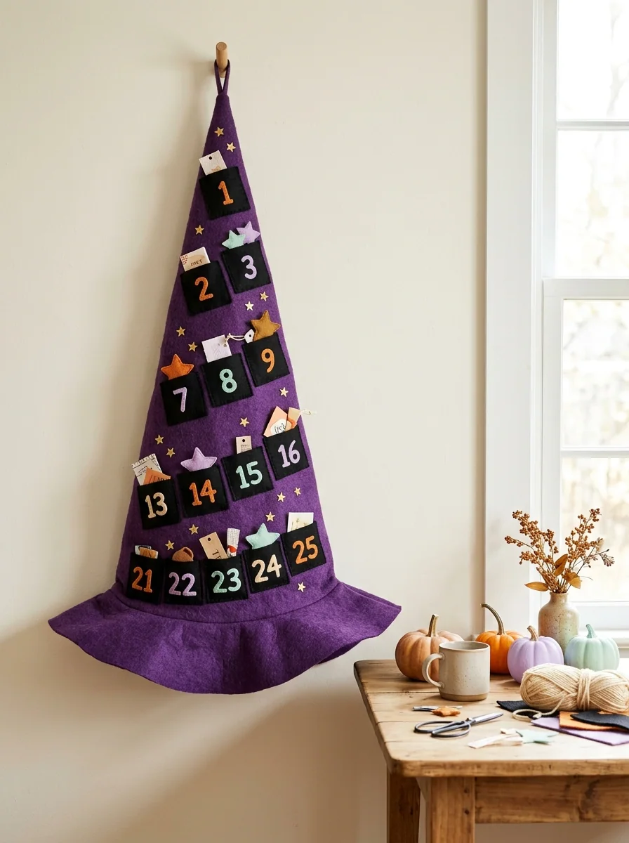 Storybook Witch’s Hat Calendar