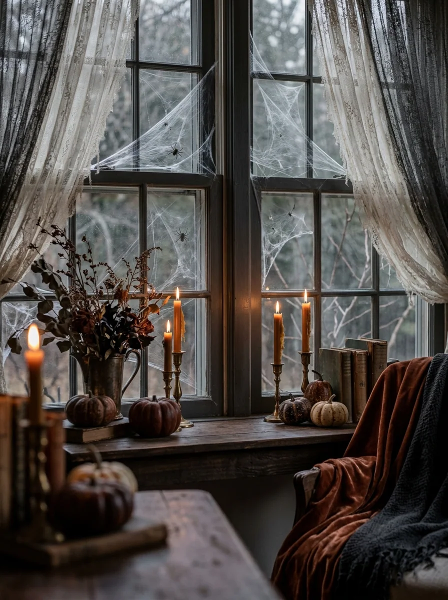 Spiderweb Window Frame