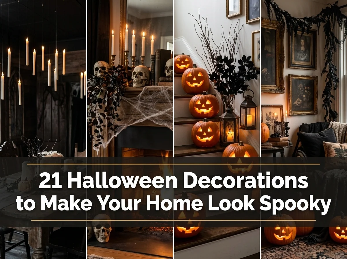 21 Halloween Decorations to Make Your Home Look Spooky