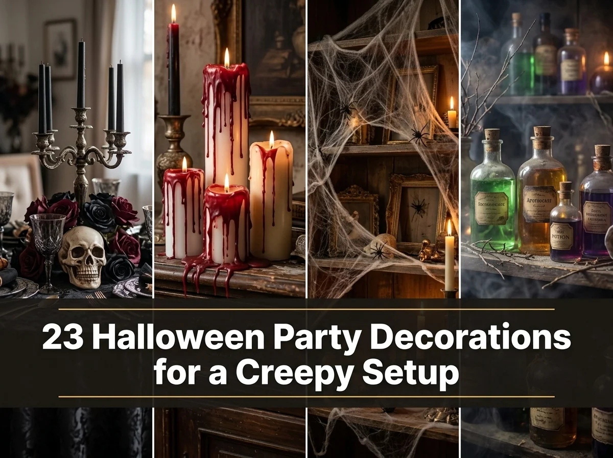 23 Halloween Party Decorations for a Creepy Setup