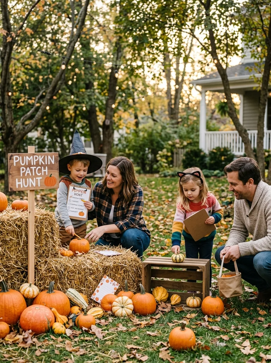 Pumpkin Patch Scavenger Hunt