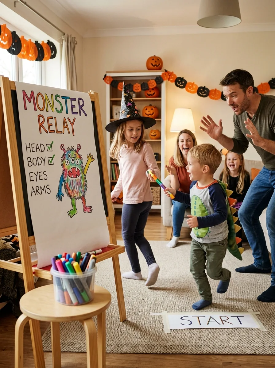 Monster Drawing Relay