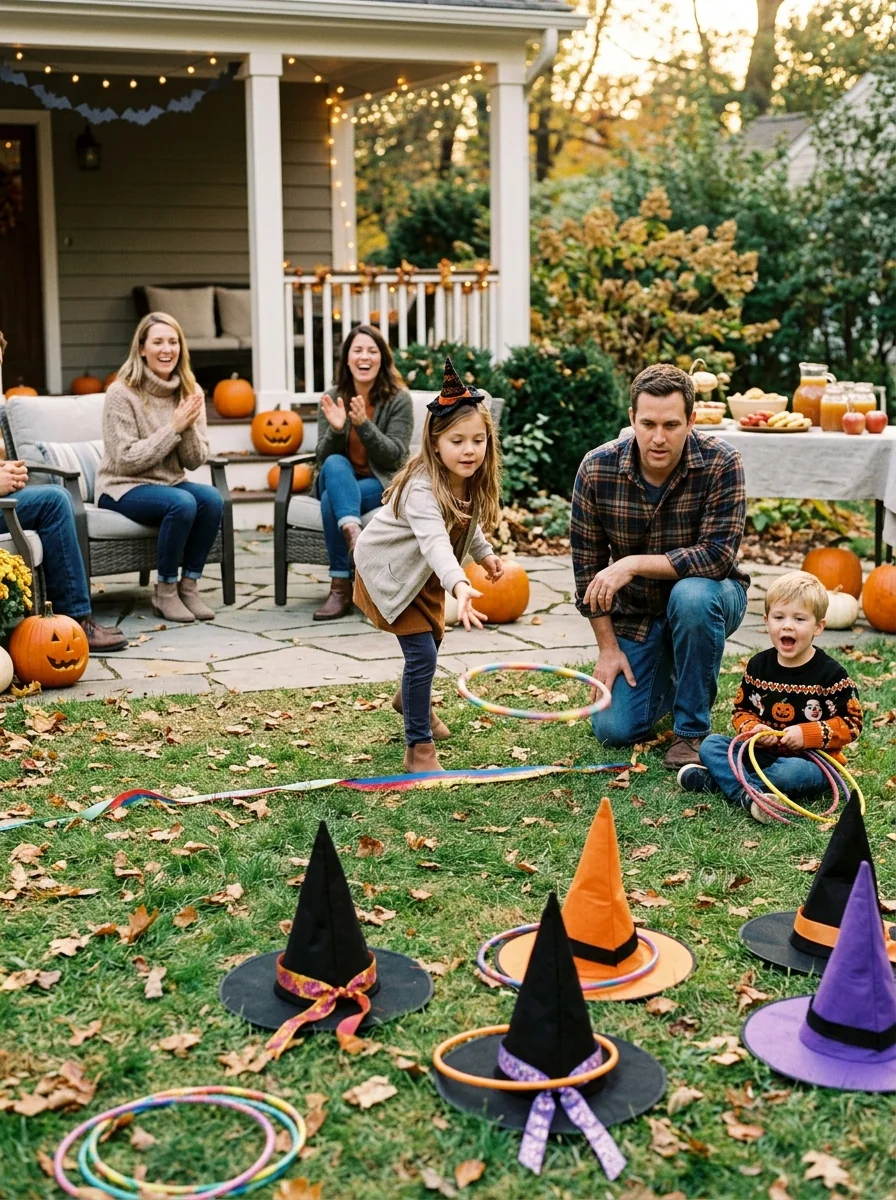 Witch’s Hat Hoop Toss