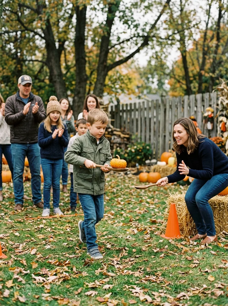 Pumpkin Spoon Relay
