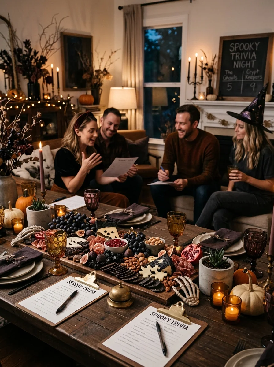Spooky Trivia and Grazing Boards