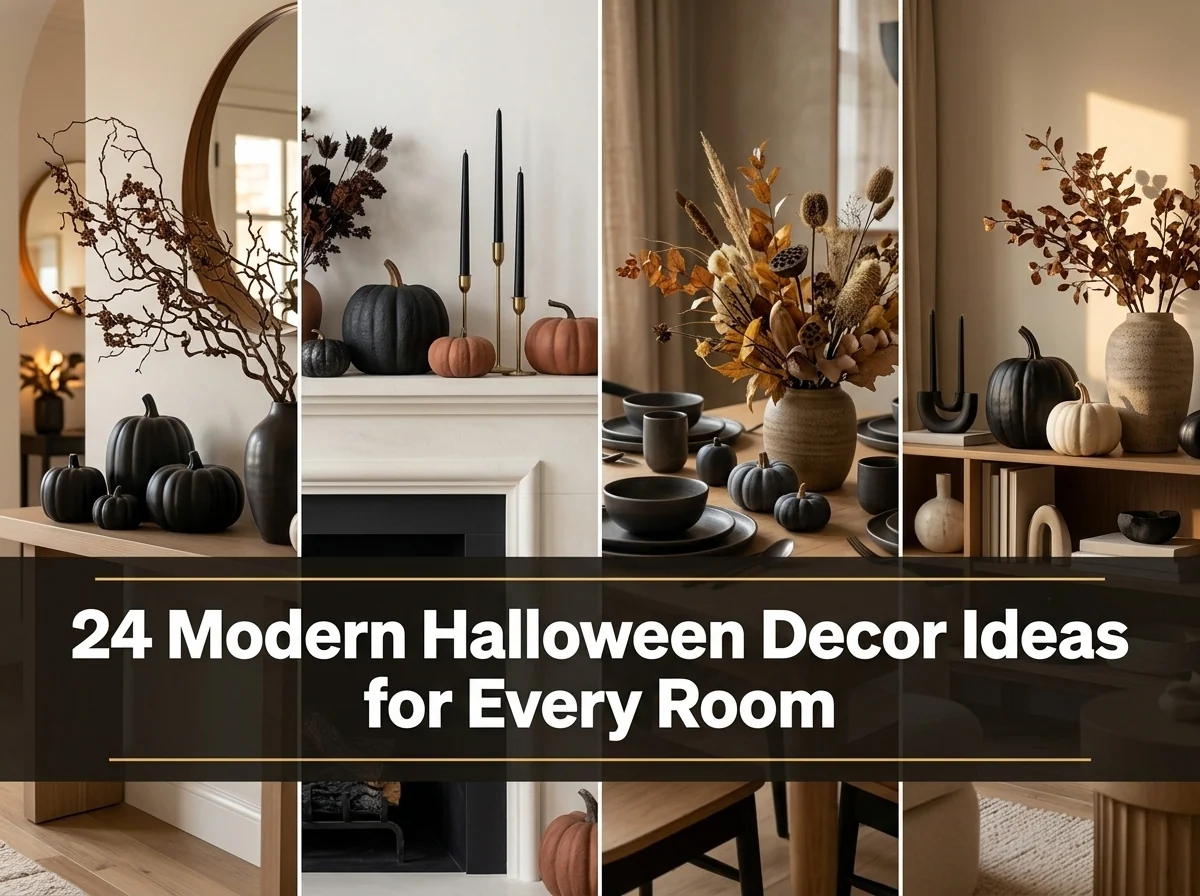 24 Modern Halloween Decor Ideas for Every Room