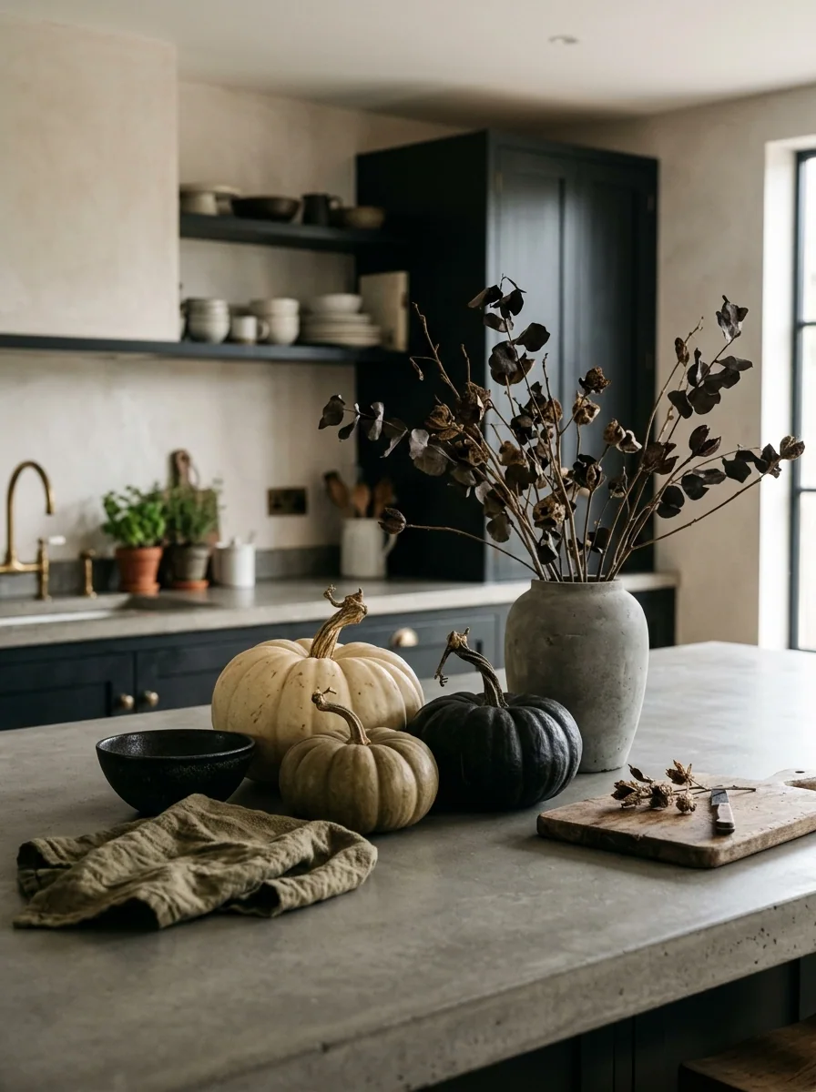 Minimal Kitchen Island Pumpkin