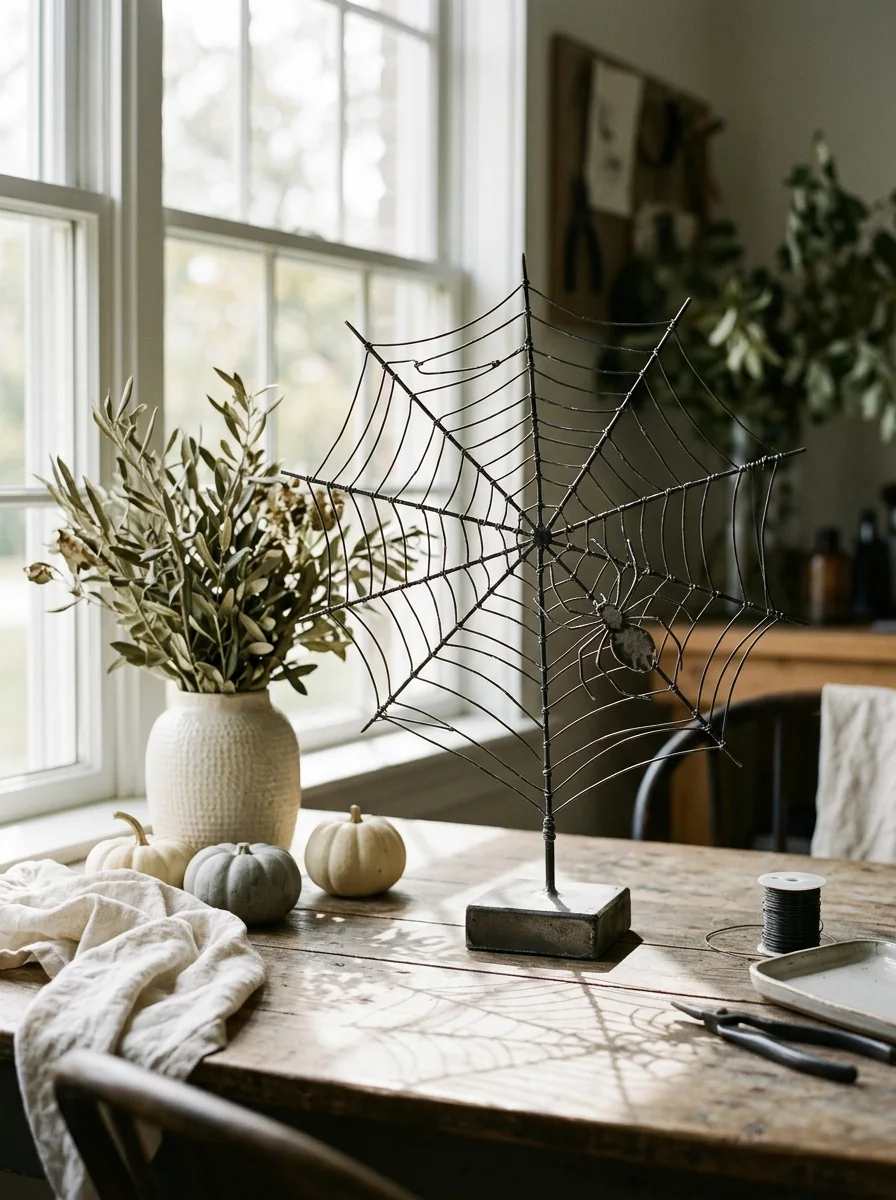 Smoke-Glass Branch Vase