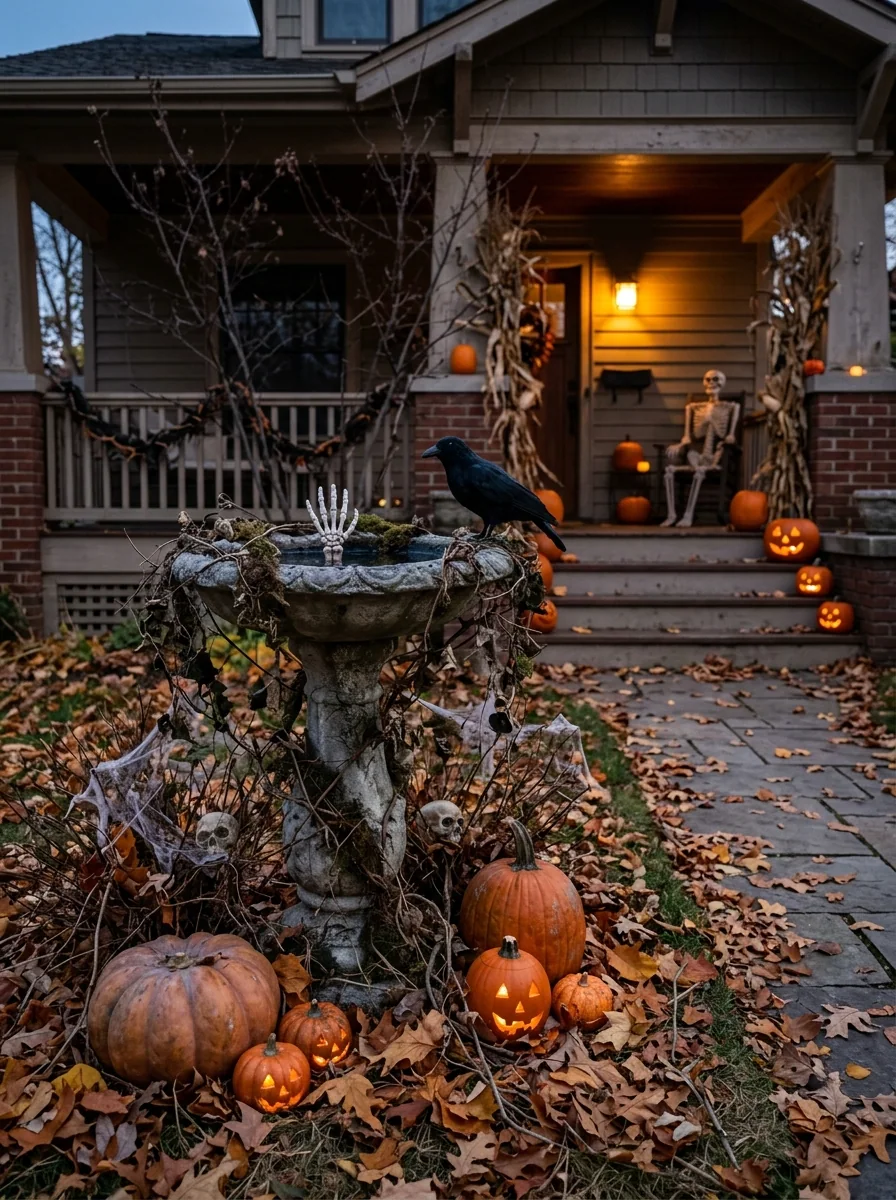 Haunted Birdbath
