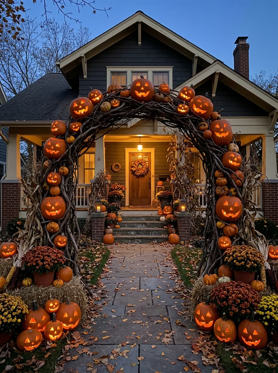 Pumpkin Arch Entry