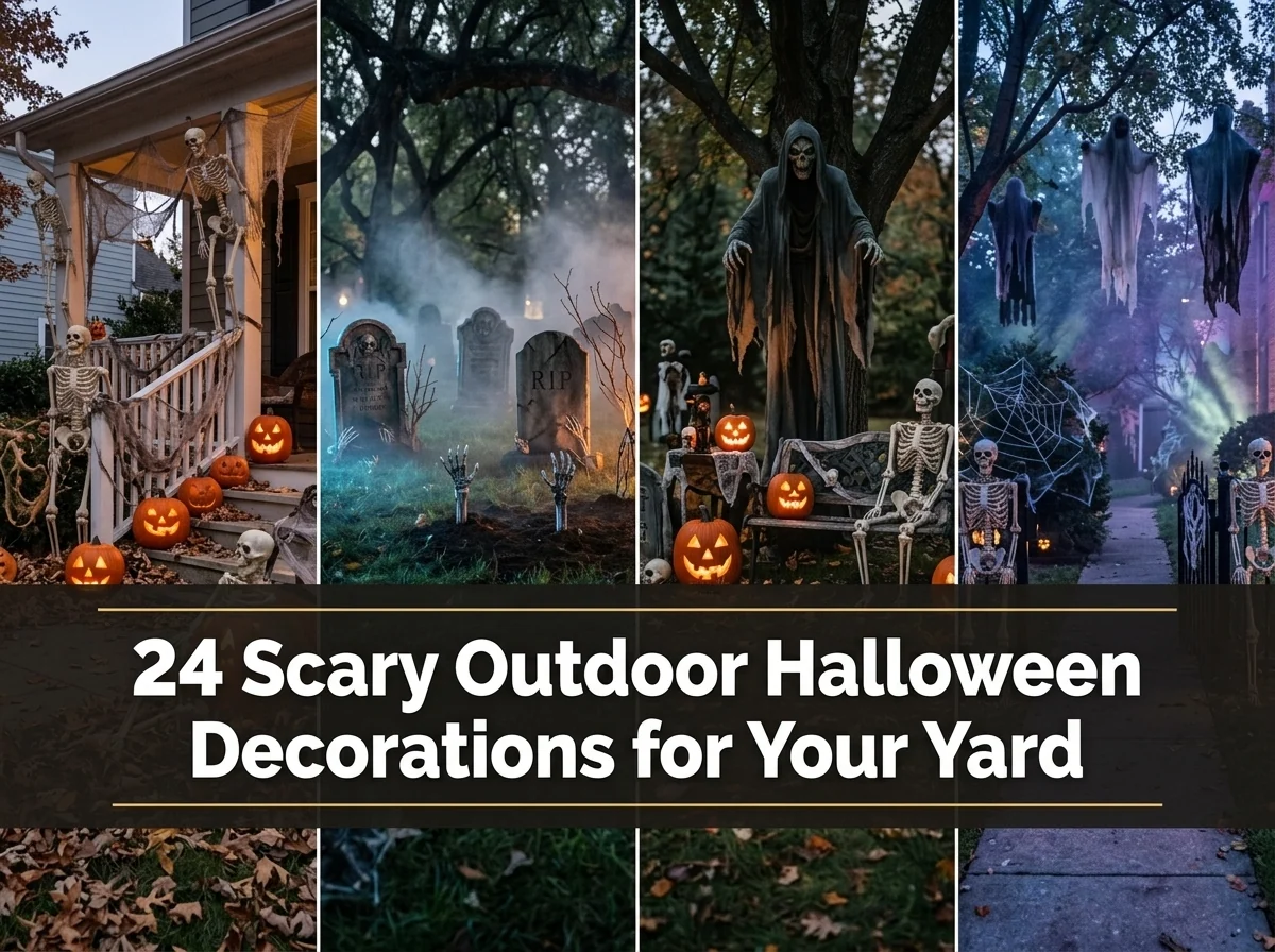 24 Scary Outdoor Halloween Decorations for Your Yard