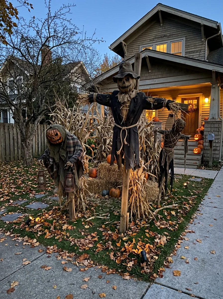 Creepy Cornfield Figures