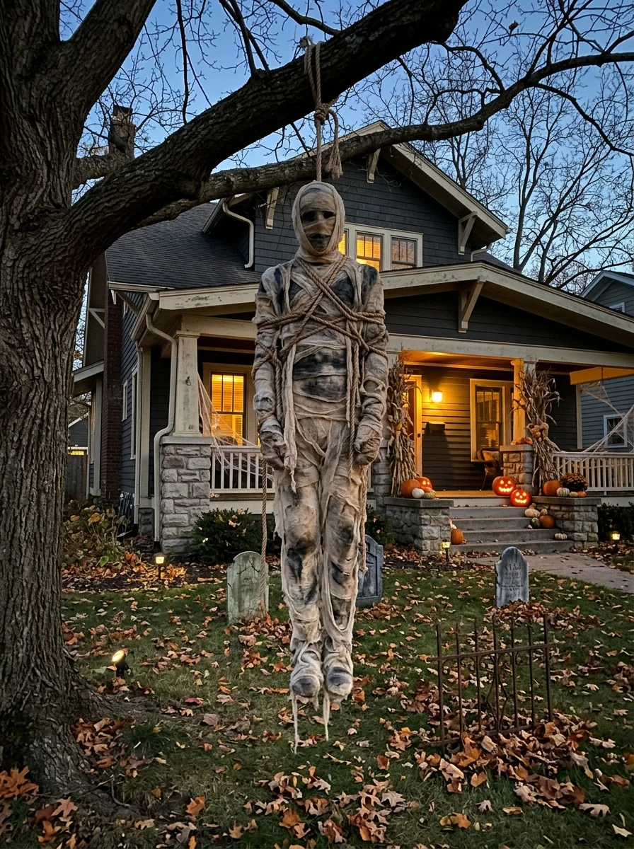 Hanging Mummy Figure